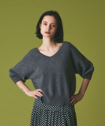 GRACE CLASS | カシミヤファートップ(ニット/セーター)