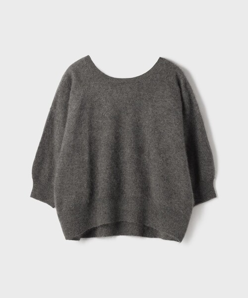 GRACE CLASS(グレースクラス)の「カシミヤファートップ(ニット/セーター・レディース・グレー/ピンク・36)」の13枚目の写真