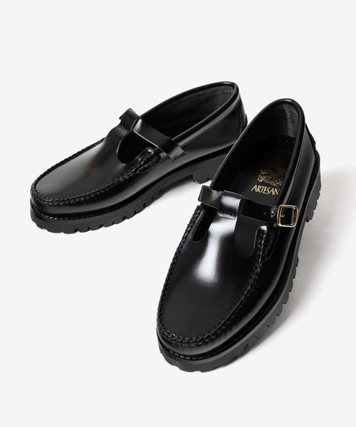 ARTESANOS（アルテサノス）の「ARTESANOS アルテサノス Tストラップ ローファー（ローファー・レディース・ブラック・36/35/39/38/37）」の6枚目の写真