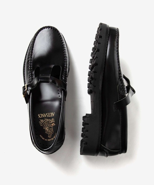 ARTESANOS（アルテサノス）の「ARTESANOS アルテサノス Tストラップ ローファー（ローファー・レディース・ブラック・36/35/39/38/37）」の9枚目の写真