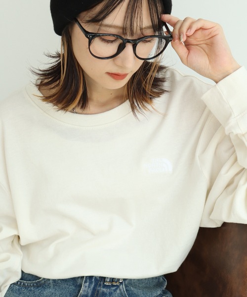 THE NORTH FACE(ザノースフェイス)の「【THE NORTH FACE/ザノースフェイス】Evolution Simple Dome Long Sleeve Tee / クルーネック ロングスリーブTシャツ(Tシャツ/カットソー・メンズ・ブラック/オフホワイト/ホワイト・M/L/XL/S)」の3枚目の写真