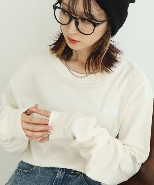 THE NORTH FACE(ザノースフェイス)の「【THE NORTH FACE/ザノースフェイス】Evolution Simple Dome Long Sleeve Tee / クルーネック ロングスリーブTシャツ(Tシャツ/カットソー・メンズ・ブラック/オフホワイト/ホワイト・M/L/XL/S)」の16枚目の写真