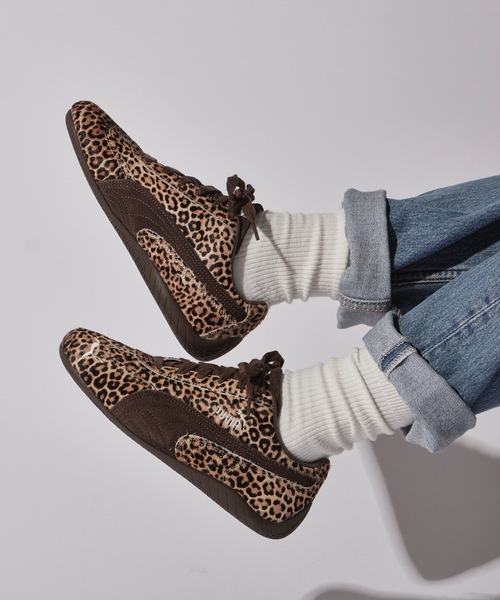 PUMA/プーマ SPEEDCAT WILD WNS レオパード柄 トレッドパターン