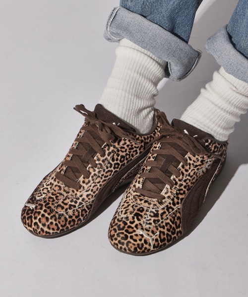 PUMA/プーマ SPEEDCAT WILD WNS レオパード柄 トレッドパターン
