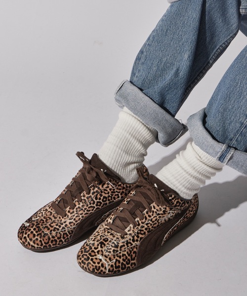 PUMA/プーマ SPEEDCAT WILD WNS レオパード柄 トレッドパターン