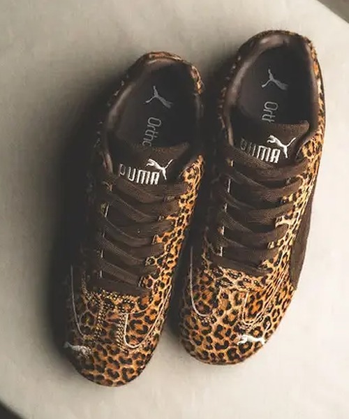 PUMA/プーマ SPEEDCAT WILD WNS レオパード柄 トレッドパターン