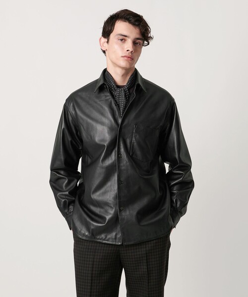 シープレザー オーバーシャツ（その他アウター）｜UNITED ARROWS