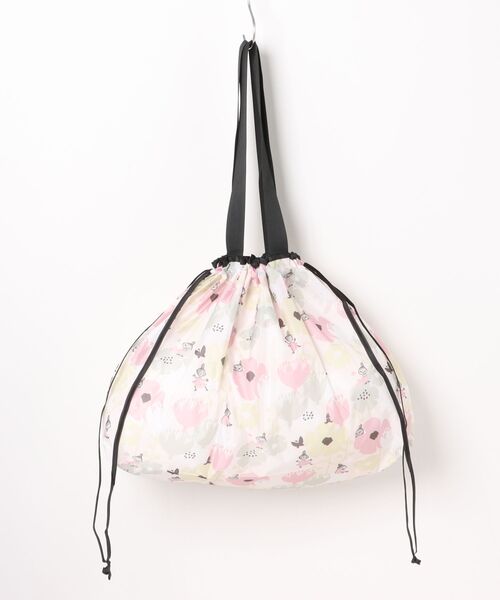 MOOMIN(ムーミン)の「MOOMIN ムーミン レインバッグカバー 2WAY 花とリトルミイ(エコバッグ/サブバッグ・レディース・ピンク/ブルー・FREE)」の9枚目の写真