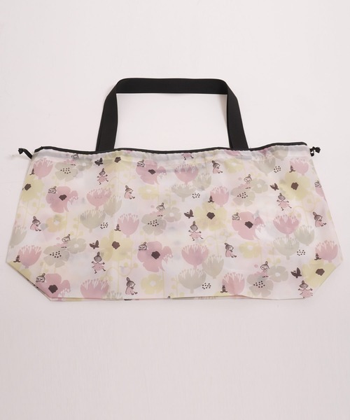 MOOMIN(ムーミン)の「MOOMIN ムーミン レインバッグカバー 2WAY 花とリトルミイ(エコバッグ/サブバッグ・レディース・ピンク/ブルー・FREE)」の7枚目の写真