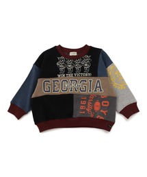 F.O.KIDS | F.O.KIDS/エフオーキッズ リメイク風カレッジプルオーバー(スウェット)