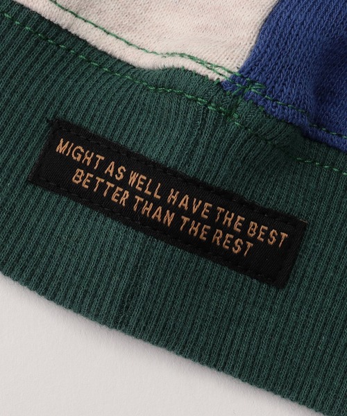 F.O.KIDS（エフオーキッズ）の「F.O.KIDS/エフオーキッズ リメイク風カレッジプルオーバー（スウェット・キッズ・ブラック/レインボー・120/130/140）」の9枚目の写真