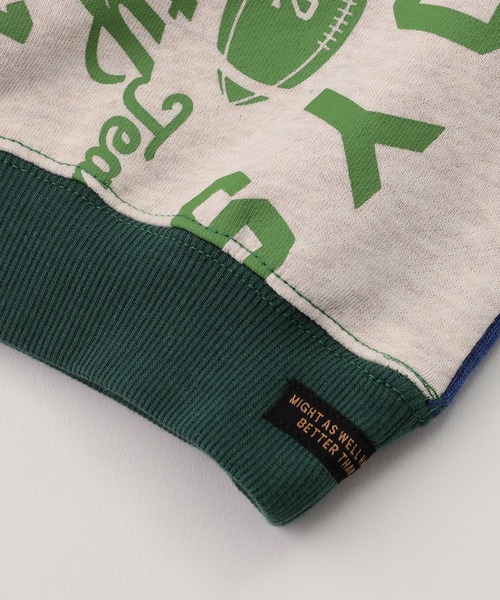 F.O.KIDS（エフオーキッズ）の「F.O.KIDS/エフオーキッズ リメイク風カレッジプルオーバー（スウェット・キッズ・ブラック/レインボー・120/130/140）」の11枚目の写真