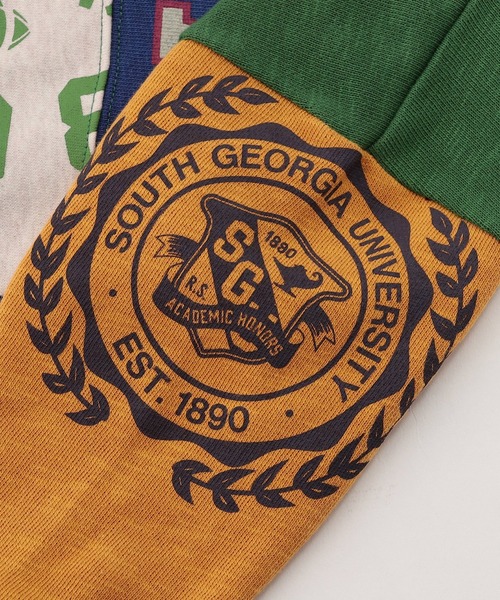 F.O.KIDS（エフオーキッズ）の「F.O.KIDS/エフオーキッズ リメイク風カレッジプルオーバー（スウェット・キッズ・ブラック/レインボー・120/130/140）」の12枚目の写真