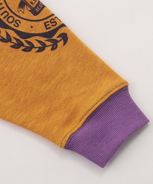 F.O.KIDS（エフオーキッズ）の「F.O.KIDS/エフオーキッズ リメイク風カレッジプルオーバー（スウェット・キッズ・ブラック/レインボー・120/130/140）」の10枚目の写真