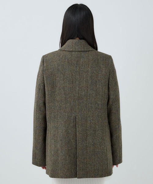 Chaos（カオス）の「Chaos(カオス)/ハリスダブルジャケット◆セットアップ可◆（テーラードジャケット・レディース・チャコールグレー/ブラウン系その他・FREE）」の9枚目の写真