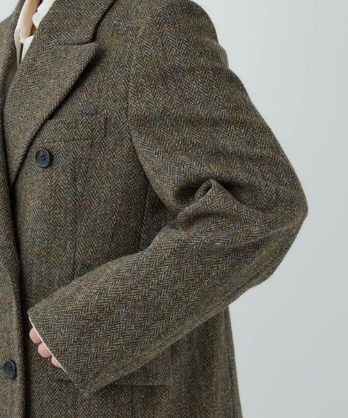 Chaos（カオス）の「Chaos(カオス)/ハリスダブルジャケット◆セットアップ可◆（テーラードジャケット・レディース・チャコールグレー/ブラウン系その他・FREE）」の13枚目の写真