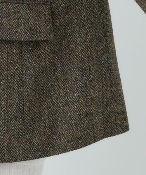 Chaos（カオス）の「Chaos(カオス)/ハリスダブルジャケット◆セットアップ可◆（テーラードジャケット・レディース・チャコールグレー/ブラウン系その他・FREE）」の14枚目の写真