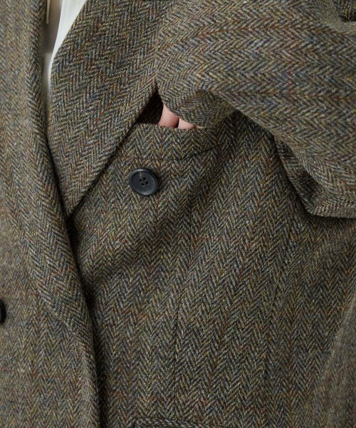 Chaos（カオス）の「Chaos(カオス)/ハリスダブルジャケット◆セットアップ可◆（テーラードジャケット・レディース・チャコールグレー/ブラウン系その他・FREE）」の16枚目の写真