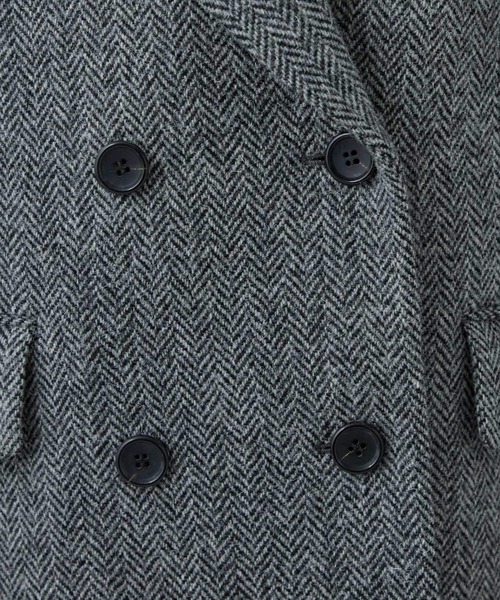 Chaos（カオス）の「Chaos(カオス)/ハリスダブルジャケット◆セットアップ可◆（テーラードジャケット・レディース・チャコールグレー/ブラウン系その他・FREE）」の18枚目の写真