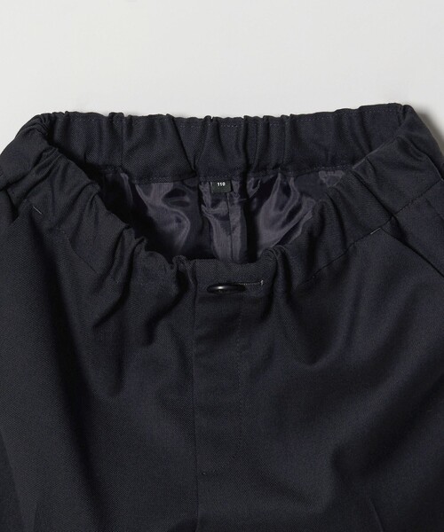 green label relaxing（グリーンレーベルリラクシング）の「TRW ソリッド パンツ / キッズ 110cm-130cm（スーツパンツ・キッズ・ネイビー・130cm/120cm/110cm）」の3枚目の写真