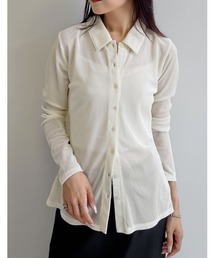 Re:EDIT（リエディ）の「シアーベロアシャツ（シャツ/ブラウス）」