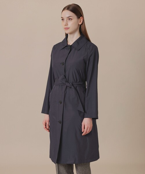 MACKINTOSH LONDON（マッキントッシュ ロンドン）の「【BANTON/バントン】パウダータフタステンカラーコート（ステンカラーコート・レディース・ブラウン/ネイビー・38/40）」の7枚目の写真