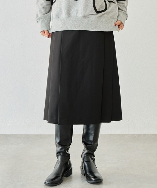 ラビアンジェ（LAVEANGE）/タックプリーツミディスカート タックプリーツミディスカート（スカート）｜LAVEANGE（ラビアンジェ