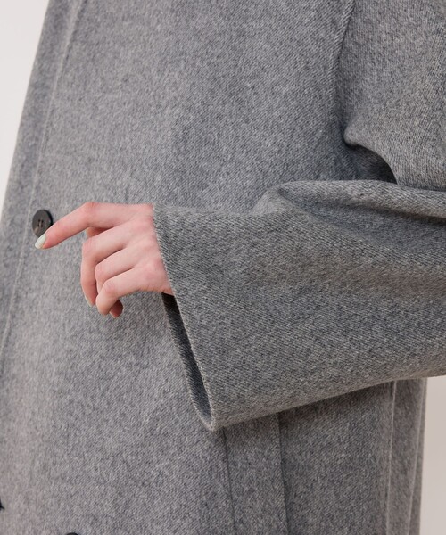 WEB先行予約】ダブルフェイス カラーレストレンチコート（ノー