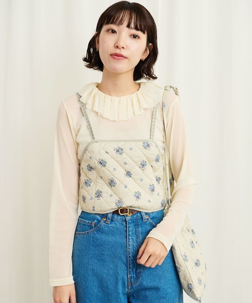 fig Ｌondon（フィグロンドン）の「_frilltulle pullover（Tシャツ/カットソー・レディース・アイボリー・FREE）」の5枚目の写真