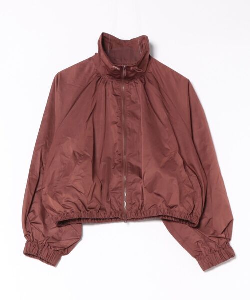 STYLEBLOCK（スタイルブロック）の「タフタネックドロストブルゾン（ミリタリージャケット・レディース・ホワイト系その他/ボルドー/ブラック・M）」の3枚目の写真