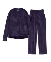 GUNZE(グンゼ)のUCHI-COLLE/ウチコレ あったかルームウェア ベロア上下 〜こだわり設計でゆったりリラックス〜(ルームウェア/パジャマ)