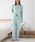 GUNZE�i�O���[�j�́uUCHI-COLLE/�E�`�R���@�����������[���E�F�A�@�x���A�㉺ �`�������݌v�ł�����胊���b�N�X�`�i���[���E�F�A/�p�W���}�j�v�b�T�b�N�X�u���[