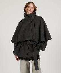 PRANK PROJECT（プランクプロジェクト）の「ウールケープショートコート / Wool Cape Short Coat（その他アウター）」