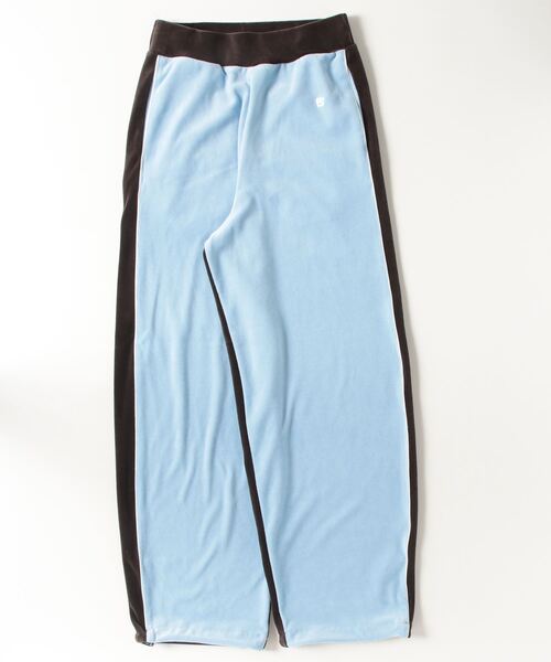 DOUBLE STANDARD CLOTHING（ダブルスタンダードクロージング）の「パシフィックヘビーベロア パンツ（その他パンツ・レディース・サックスブルー/ベージュ×ブラック・38/36）」の17枚目の写真