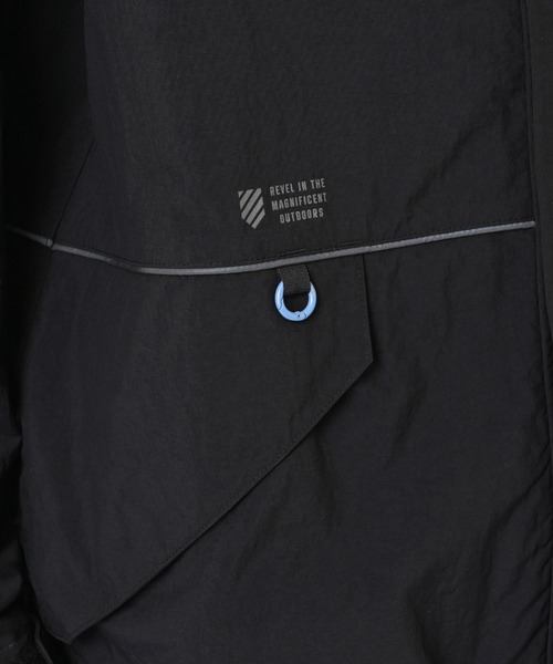 NEW BALANCE（ニューバランス）の「フーデットタスランジャケット（ナイロンジャケット・メンズ・オフホワイト/ブラック/パープル・MEDIUM/LARGE/X-LARGE/SMALL）」の16枚目の写真