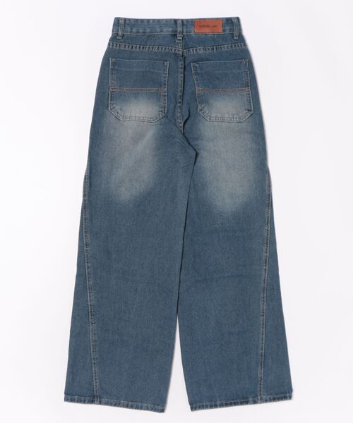 urge：（アージコロン ）の「【URGE：】ハイウエスト デニム バギーパンツ（デニムパンツ・レディース・ネイビー・MEDIUM/SMALL/X-LARGE/LARGE）」の5枚目の写真