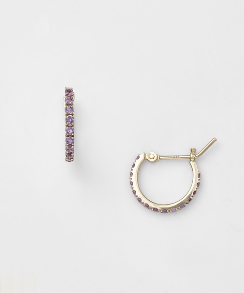 セール】K10アメジストピアス（ピアス（両耳用））｜agete（アガット