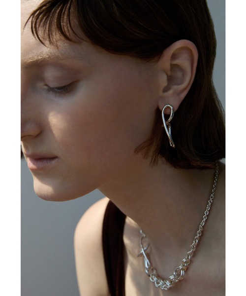 Soierie(ソワリー)の「ストリーム ネックレス / Stream necklace(ネックレス・レディース・シルバー/シルバー×ゴールド・FREE)」の9枚目の写真