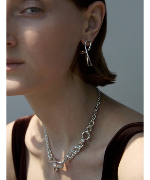 Soierie(ソワリー)の「ストリーム ネックレス / Stream necklace(ネックレス・レディース・シルバー/シルバー×ゴールド・FREE)」の8枚目の写真