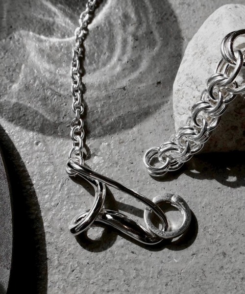 Soierie(ソワリー)の「ストリーム ネックレス / Stream necklace(ネックレス・レディース・シルバー/シルバー×ゴールド・FREE)」の6枚目の写真