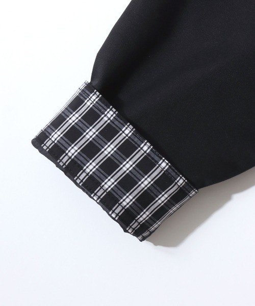 KANGOL(カンゴール)の「KANGOL/カンゴール 別注 オーバーサイズ ワンポイント刺繍 スイングトップ ハリントンジャケット ブルゾン(ブルゾン・メンズ・ブラック/ネイビー/ベージュ・M/L/XL)」の15枚目の写真