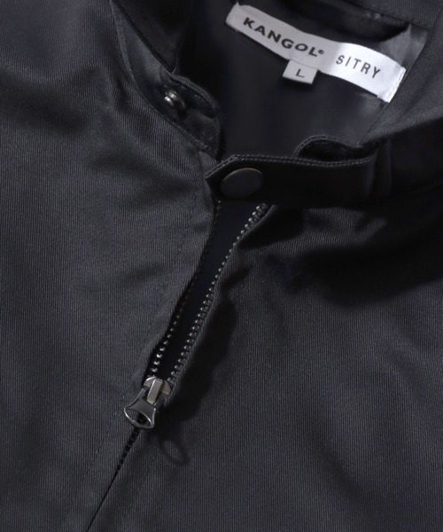 KANGOL(カンゴール)の「KANGOL/カンゴール 別注 オーバーサイズ ワンポイント刺繍 スイングトップ ハリントンジャケット ブルゾン(ブルゾン・メンズ・ブラック/ネイビー/ベージュ・M/L/XL)」の10枚目の写真