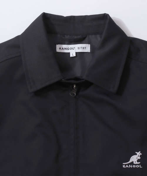 KANGOL(カンゴール)の「KANGOL/カンゴール 別注 オーバーサイズ ワンポイント刺繍 スイングトップ ハリントンジャケット ブルゾン(ブルゾン・メンズ・ブラック/ネイビー/ベージュ・M/L/XL)」の8枚目の写真