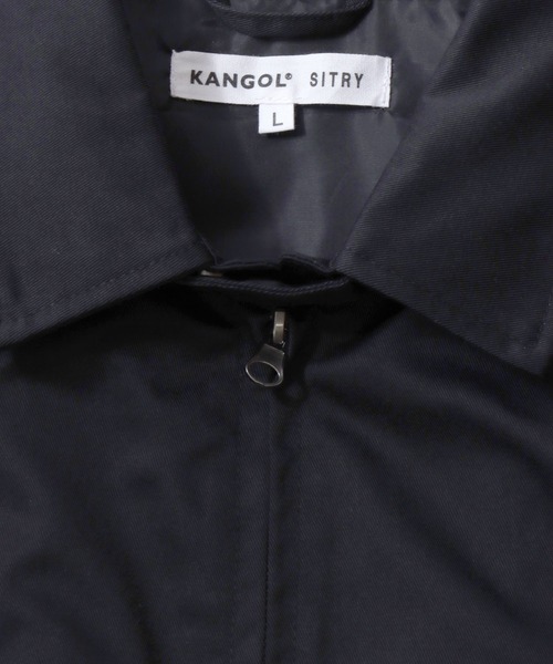 KANGOL(カンゴール)の「KANGOL/カンゴール 別注 オーバーサイズ ワンポイント刺繍 スイングトップ ハリントンジャケット ブルゾン(ブルゾン・メンズ・ブラック/ネイビー/ベージュ・M/L/XL)」の9枚目の写真