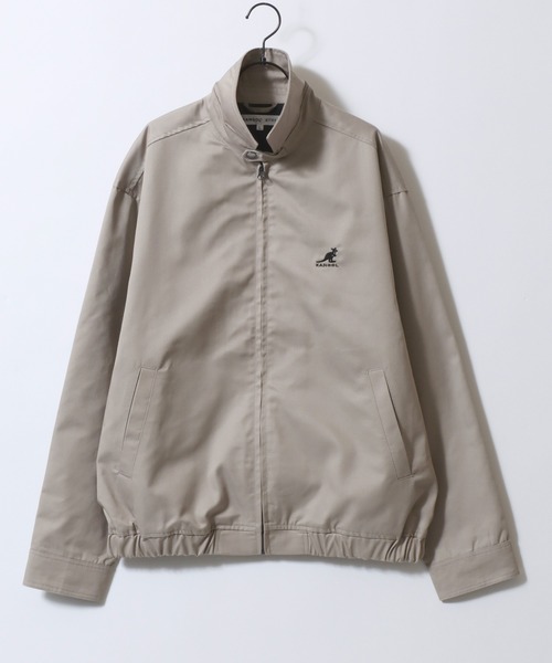 KANGOL(カンゴール)の「KANGOL/カンゴール 別注 オーバーサイズ ワンポイント刺繍 スイングトップ ハリントンジャケット ブルゾン(ブルゾン・メンズ・ブラック/ネイビー/ベージュ・M/L/XL)」の22枚目の写真