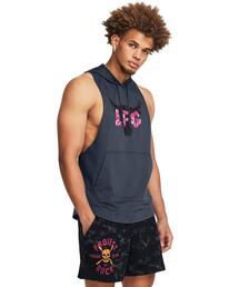 UNDER ARMOUR(アンダーアーマー)のUAプロジェクトロック エルエフジー グラフィック スリーブレス フーディー(トレーニング/メンズ)(タンクトップ)