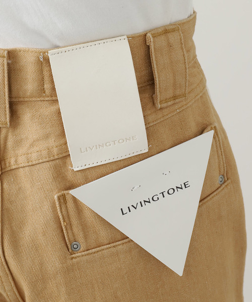 LIVINGTONE(リヴィントーン)の「LIVINGTONE TRULY-BI COLORED LT-TRULY-09:デニムパンツ(デニムパンツ・レディース・ベージュ・SMALL/MEDIUM)」の11枚目の写真