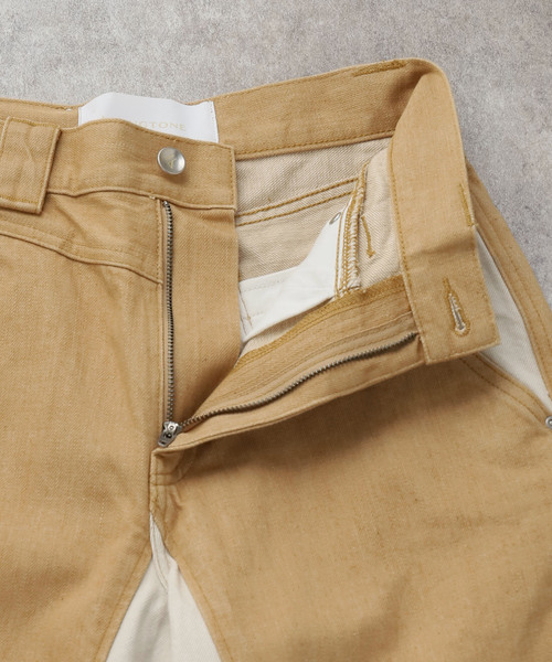 LIVINGTONE(リヴィントーン)の「LIVINGTONE TRULY-BI COLORED LT-TRULY-09:デニムパンツ(デニムパンツ・レディース・ベージュ・SMALL/MEDIUM)」の14枚目の写真