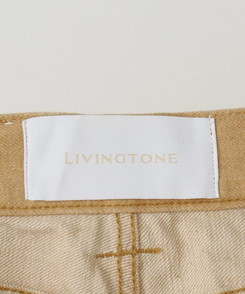 LIVINGTONE(リヴィントーン)の「LIVINGTONE TRULY-BI COLORED LT-TRULY-09:デニムパンツ(デニムパンツ・レディース・ベージュ・SMALL/MEDIUM)」の16枚目の写真