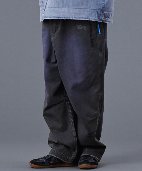 Liberaiders/リベレイダース HANDWRITING PRINT CHINO SARROUEL PANTS